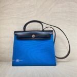 Hermes Herbag 31 Canvas Bleu Zanzibar/Bleu Indigo PHW