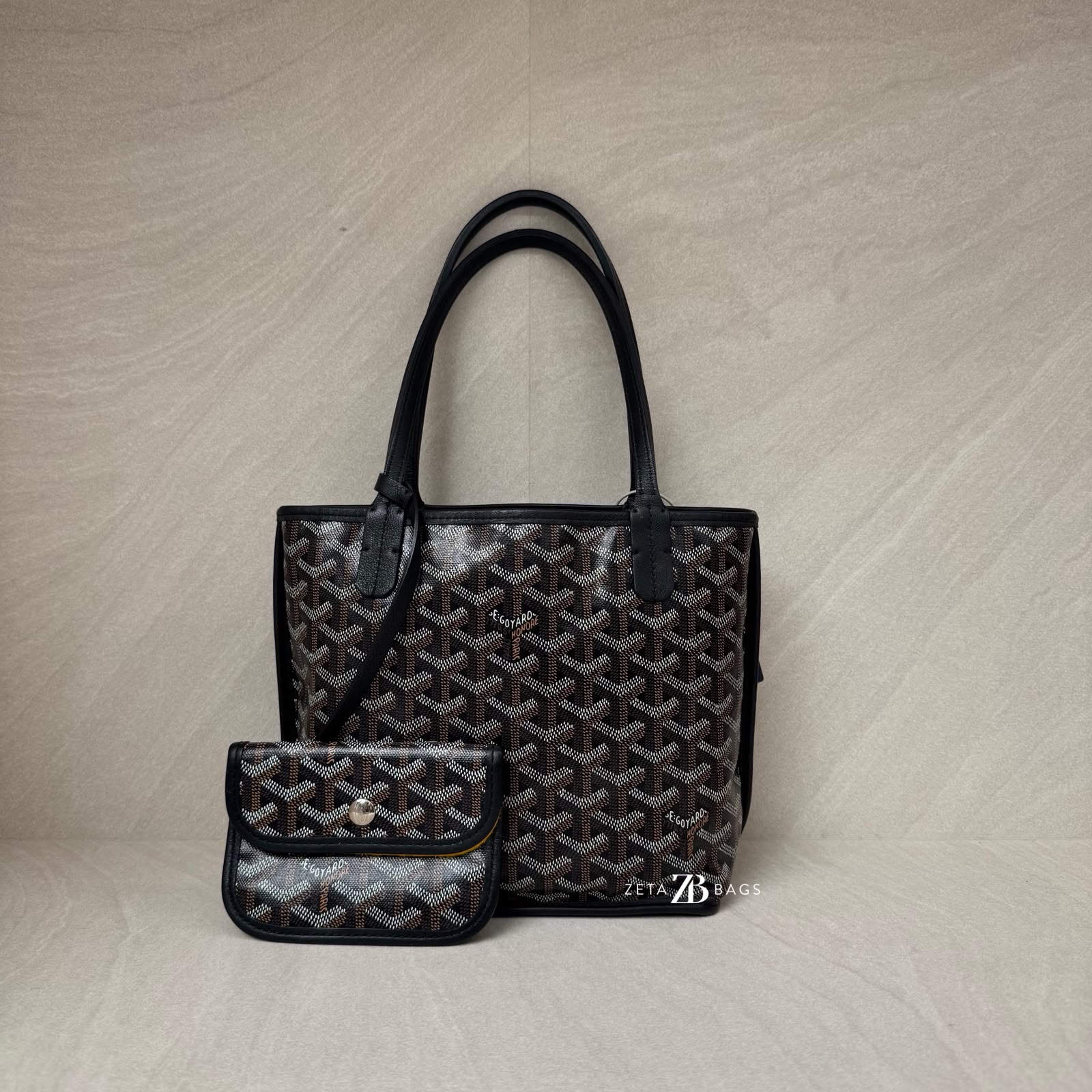 Goyard Mini Anjou Goyardine Noir