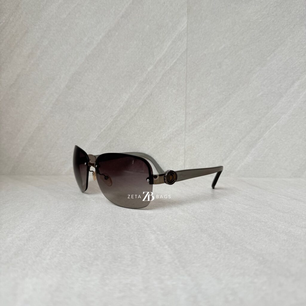 Dior Sunglasses Silver Brown