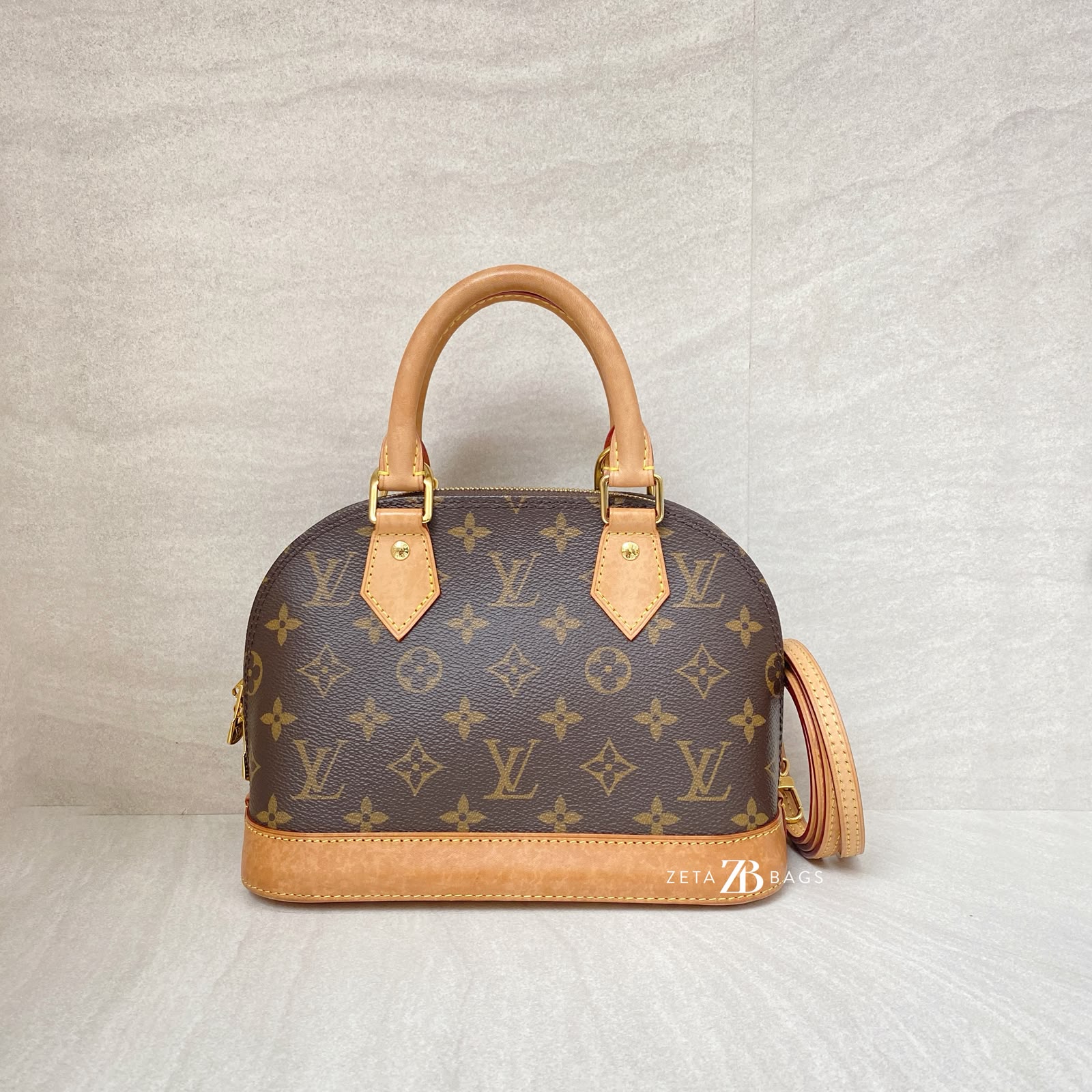 Louis Vuitton Alma BB Monogram GHW