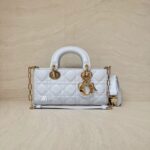 Dior Lady D-Joy Small Lambskin Light Blue LGHW