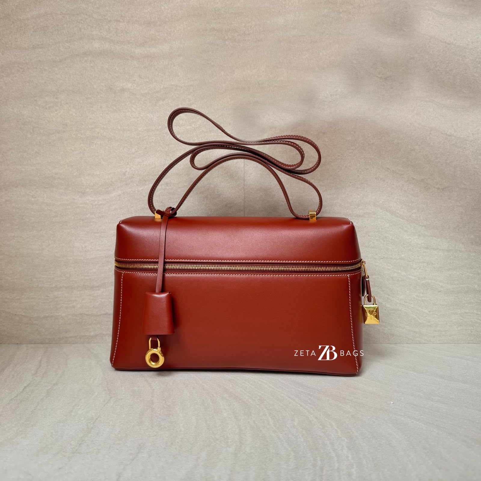 Loro Piana Saddle Leather Deep Kummel/Sun Gold GHW