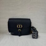 Dior Bobby Large Grained Black GHW
