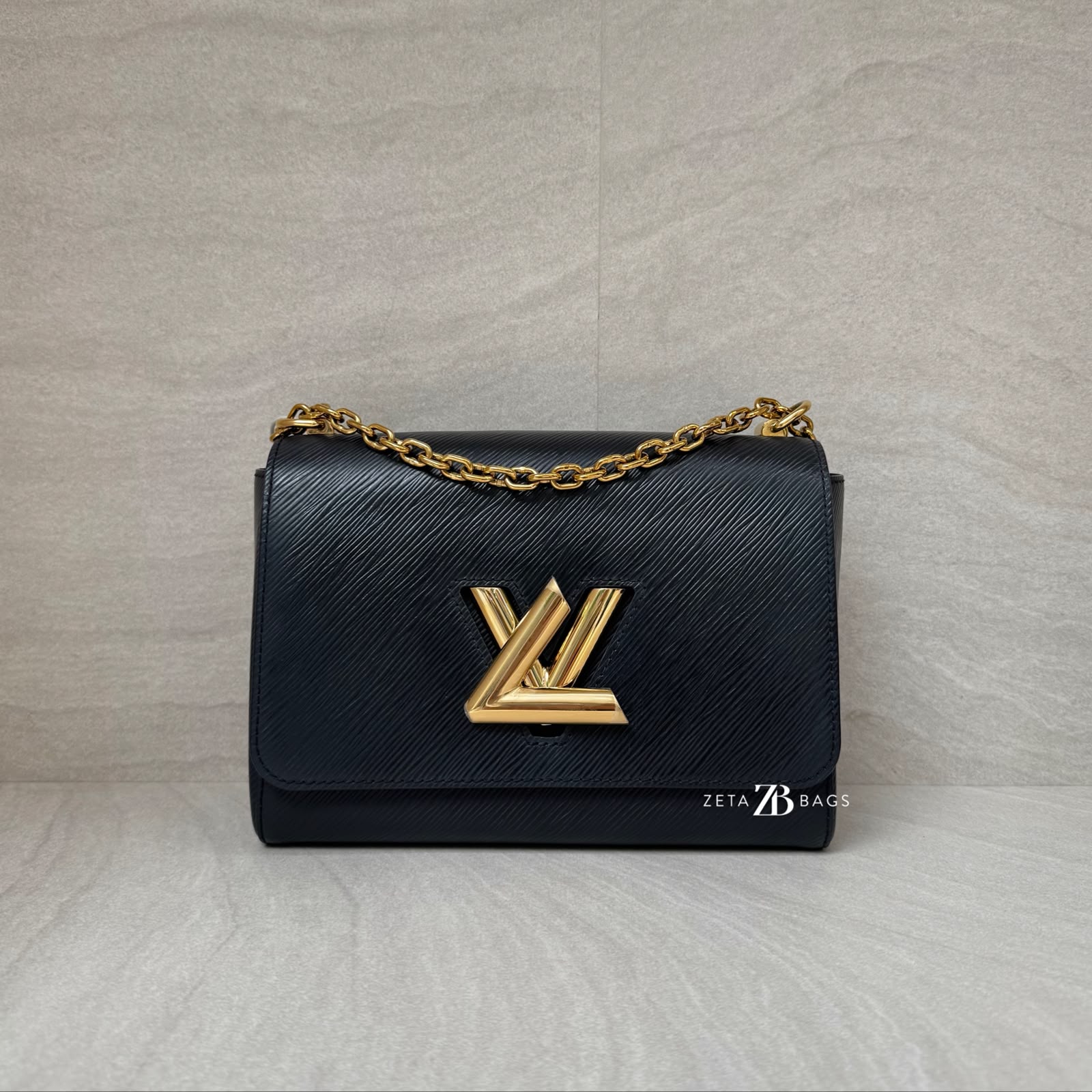 Louis Vuitton Twist MM Epi Noir GHW