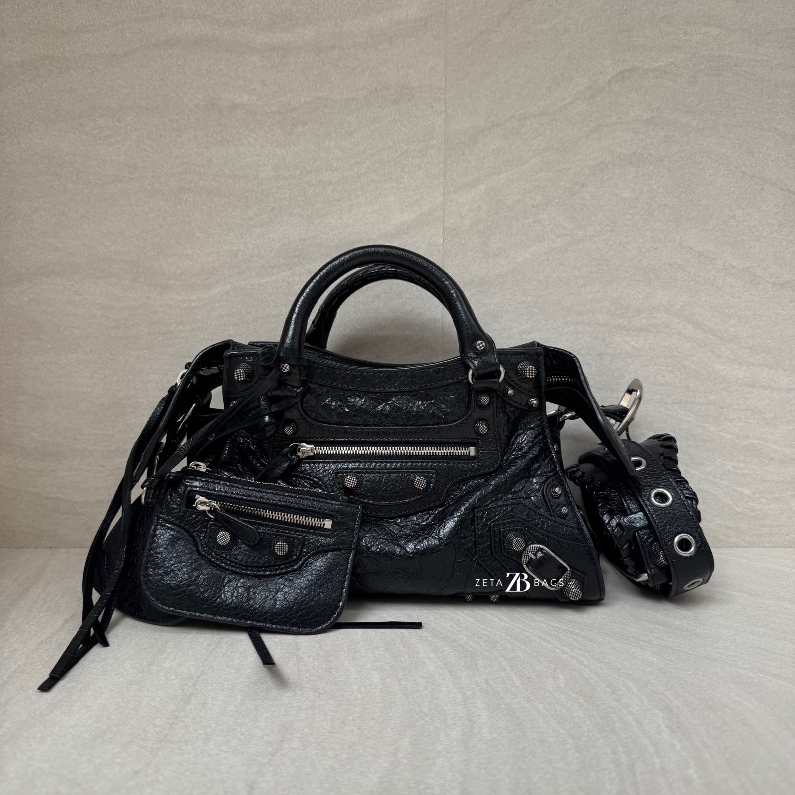 Balenciaga Neo Cagole Xs Agneau Black SHW