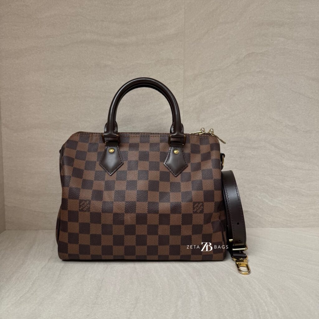 Louis Vuitton Speedy bandou 25 Damier Ebene GHW