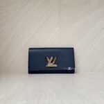 Louis Vuitton Twist Wallet Epi Blue Orange SHW