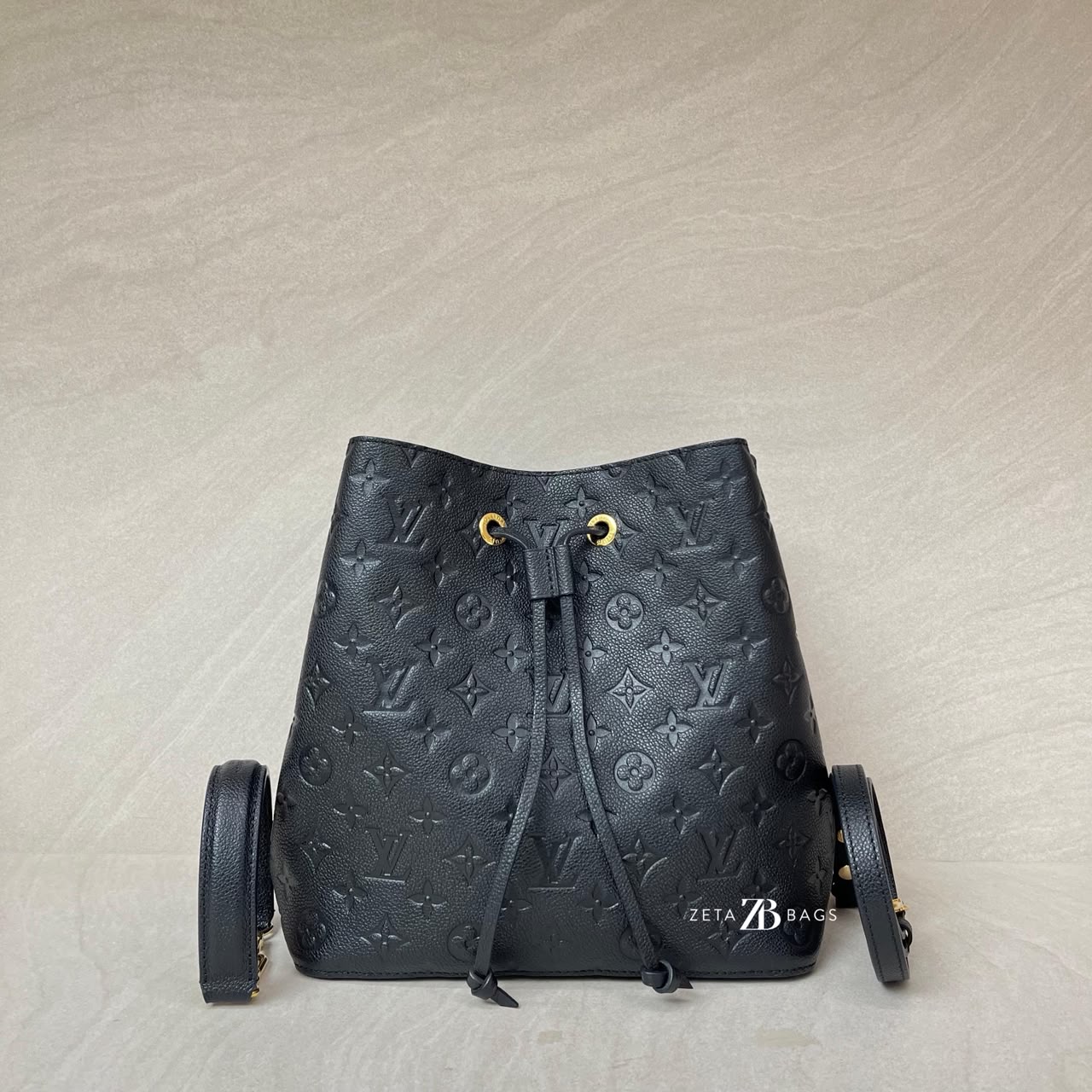 Louis Vuitton Neo Neo MM Monogram Empreinte Noir GHW