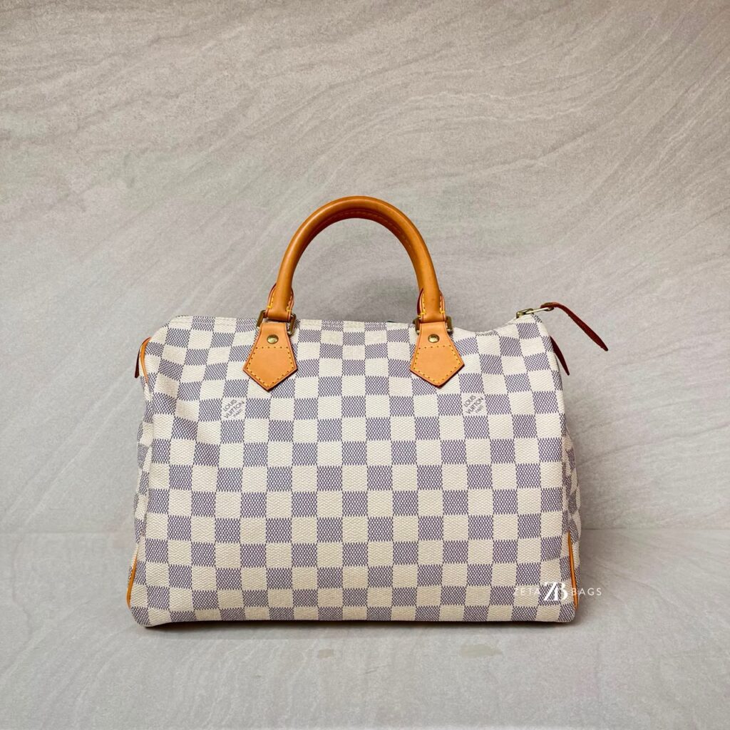 Louis Vuitton Speedy 30 Damier Azur GHW