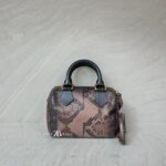 Louis Vuitton Speedy 20 Devoile Python Black Brown GHW