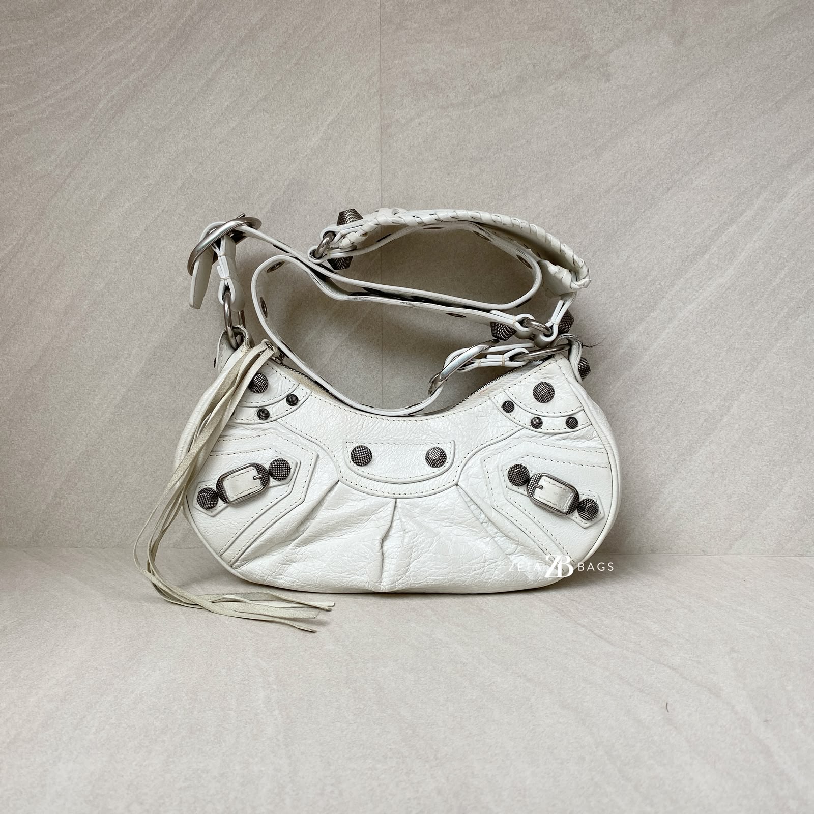 Balenciaga Le Cagole Xs White SHW
