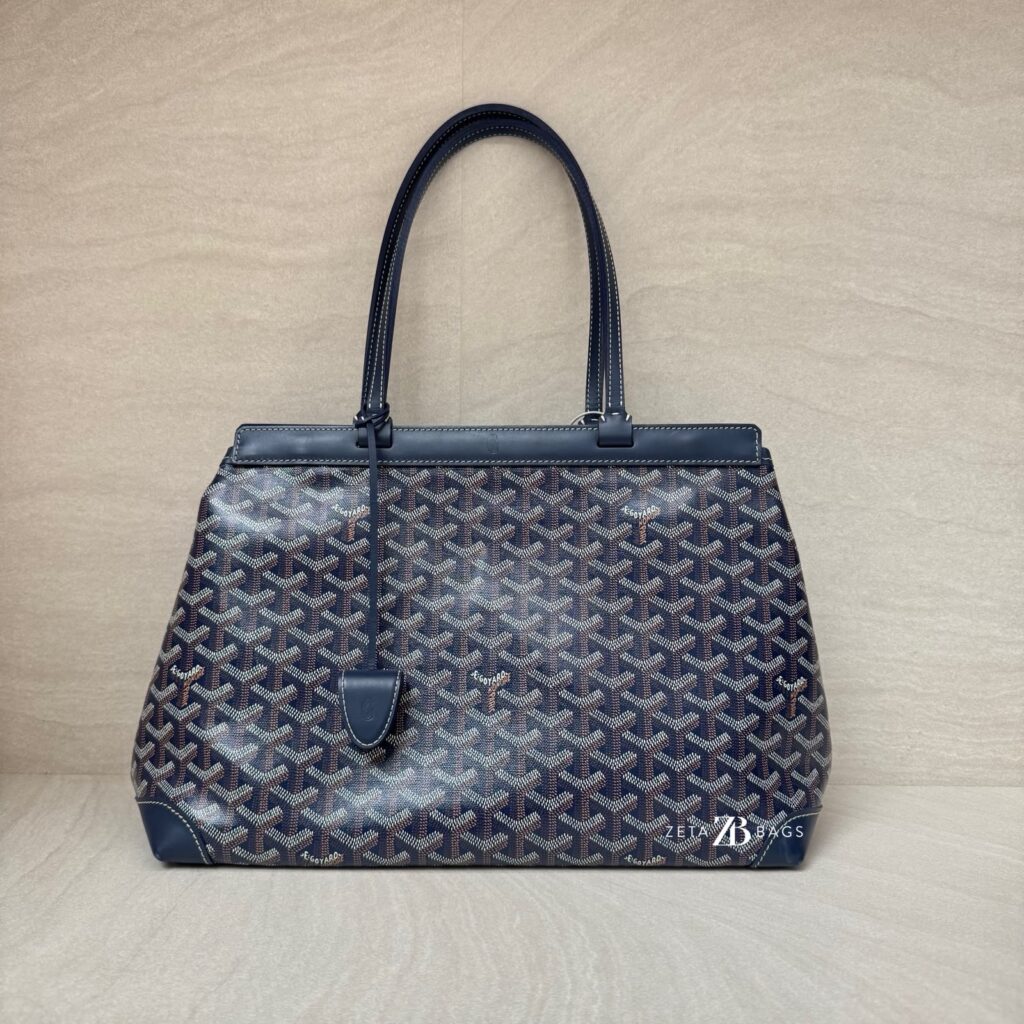 Goyard Bellechasse PM Goyardine Bleu Marine