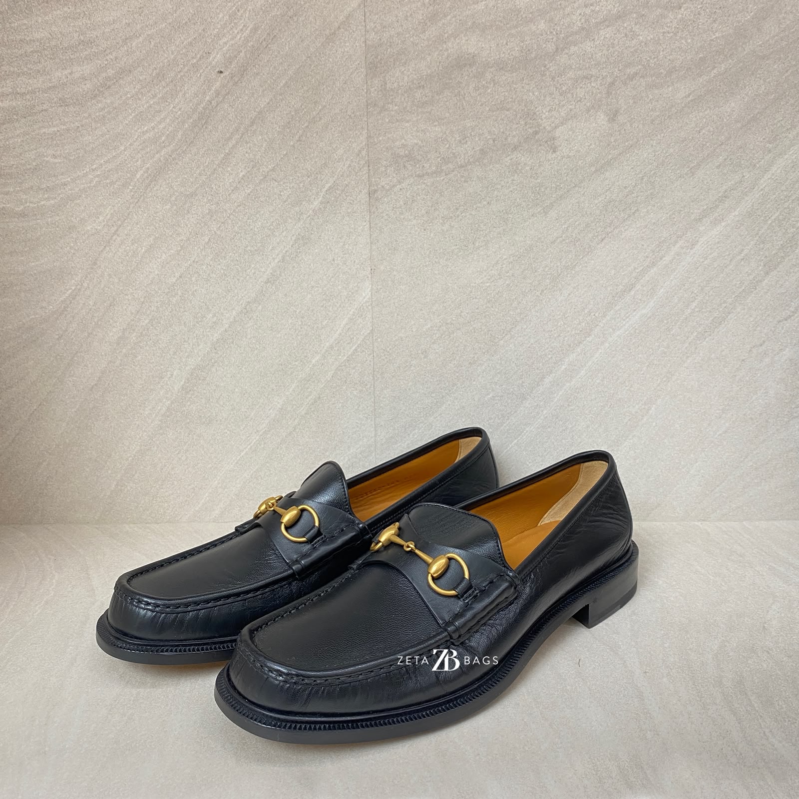 Gucci Mandala Goat Horsebit Black GHW