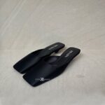 Prada Modellerie Mules Satin Black