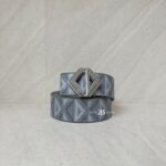 Dior CD Belt Diamond Reversible Diamond Canvas Grey