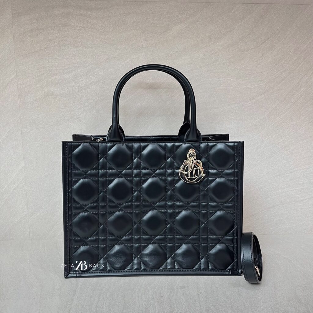 Dior Dior Book Tote Macrocannage Black GHW