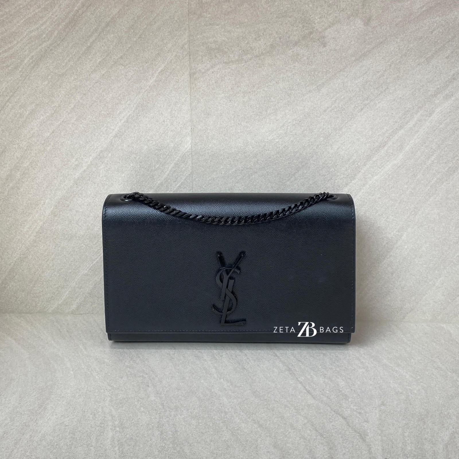 Saint Laurent Kate Medium Grained All Black