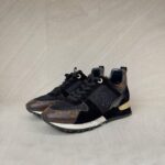 Louis Vuitton Runaway Sneaker Monogram Mesh Suede Noir