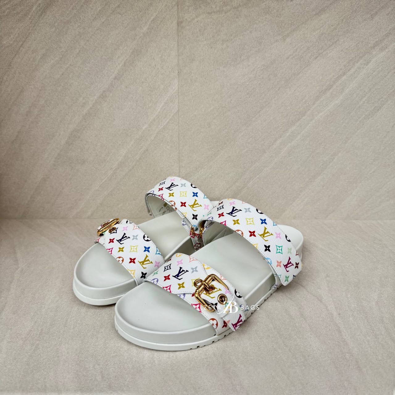 Louis Vuitton LV X TM DIA Flat Comfort Monogram Multicolor