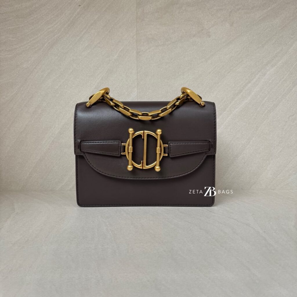 Dior Direction Bag Dark Brown GHW