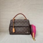 Louis Vuitton Cluny BB Monogram Bordeaux Fuchsia GHW