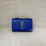 Saint Laurent Kate Small Blue GHW