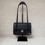 Chanel C26 Small Preppy Long Caviar Black GHW