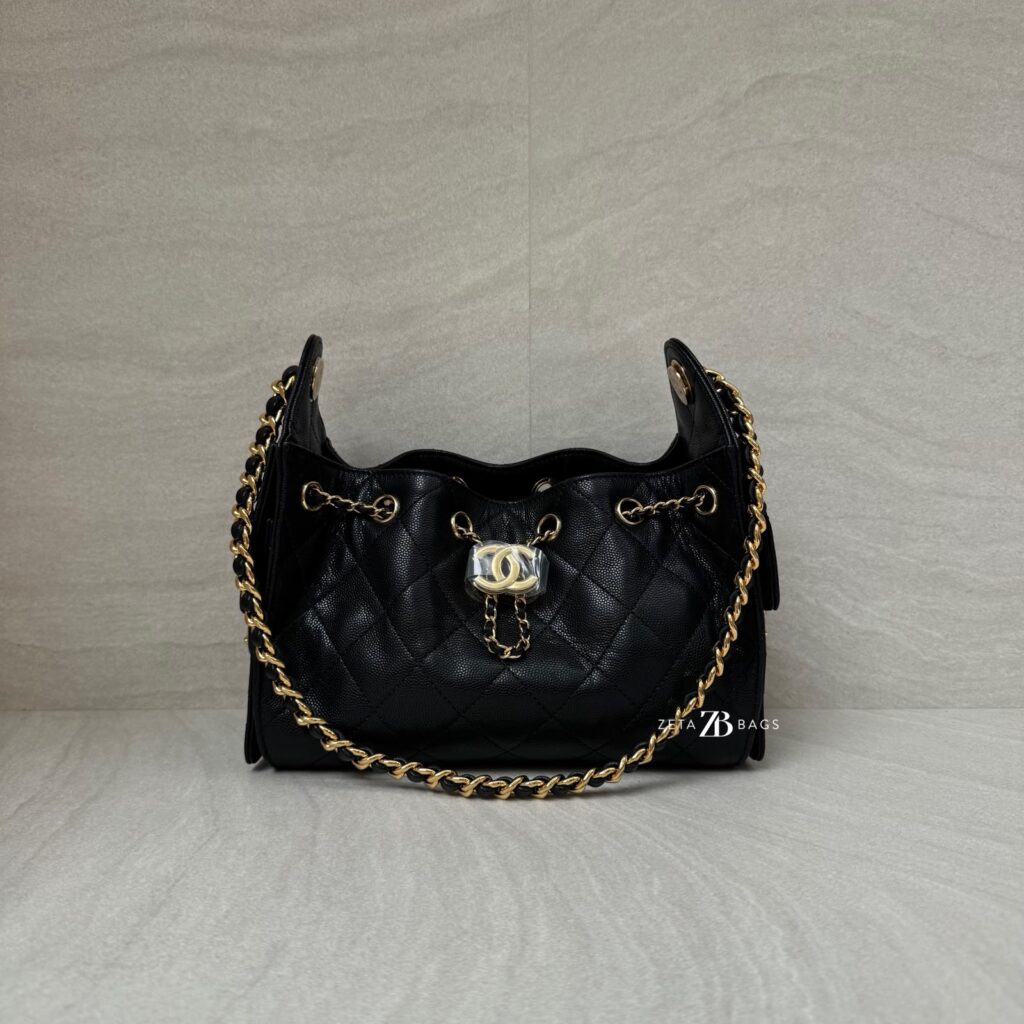 Chanel C25 Mini Caviar Black GHW