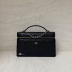 Chanel Vanity Top Handle Caviar Black LGHW
