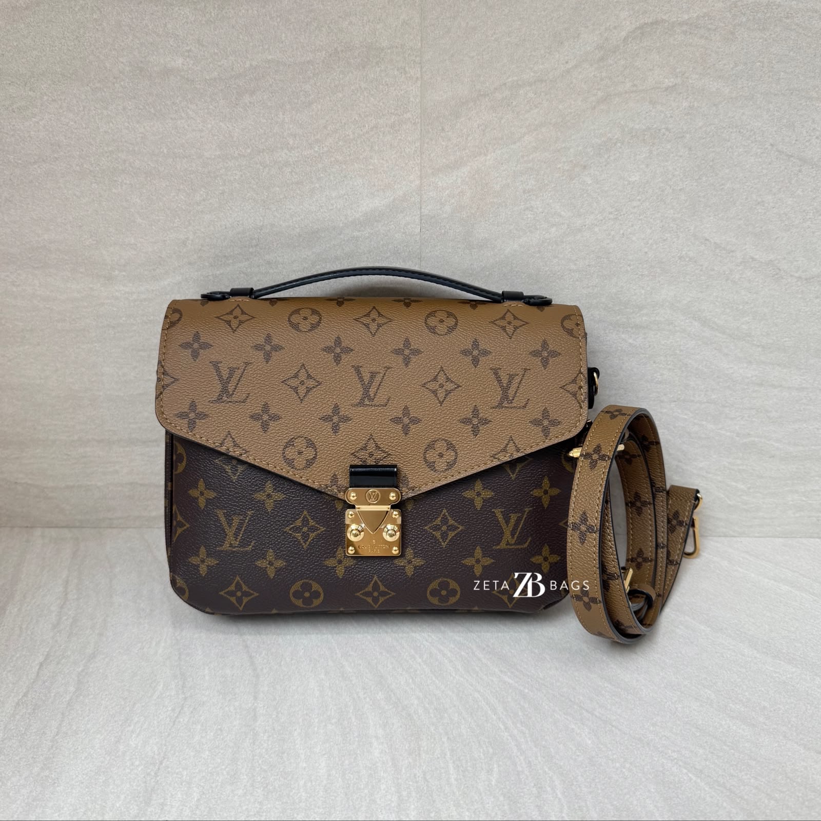 Louis Vuitton Metis MM Monogram Reverse GHW
