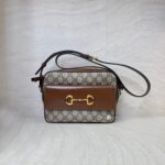Gucci Horsebit Camera GG Supreme Brown GHW