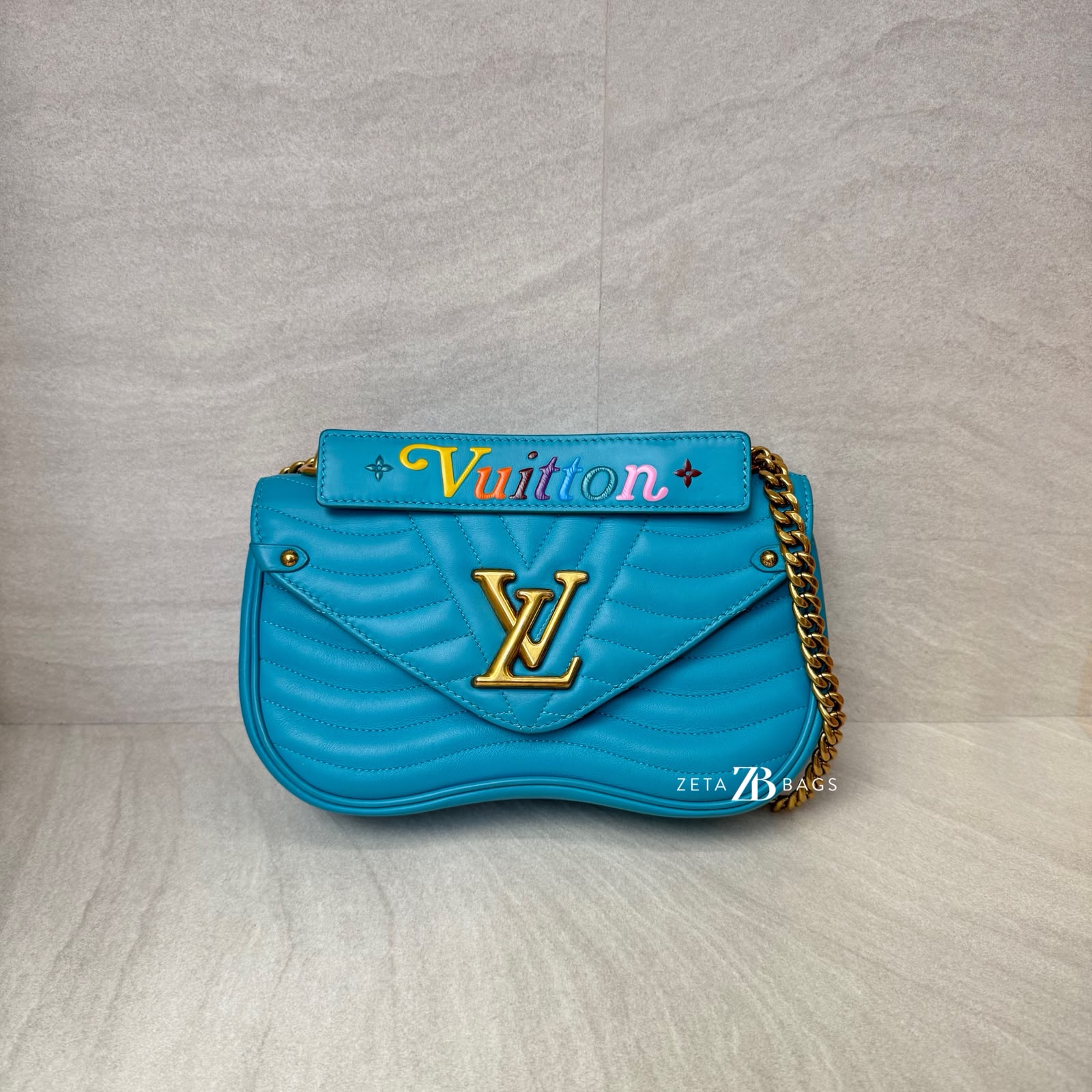 Louis Vuitton New Wave Chain Bag Malibu Green GHW