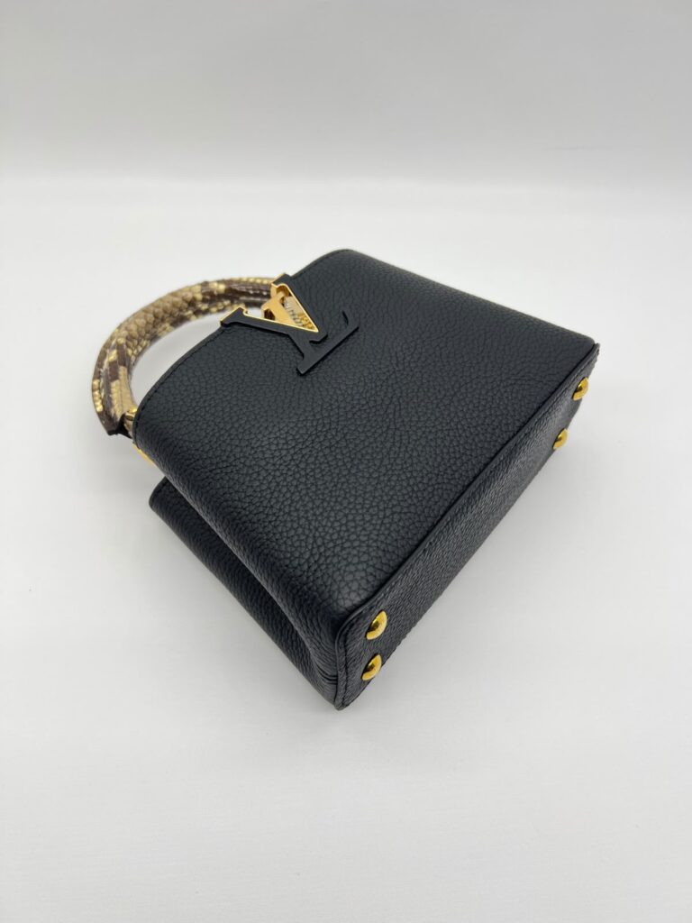 Capucines Mini Phyton Black Handle Ghw