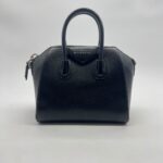 Mini Antigona Grained Black SHW