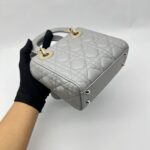 Mini Lady Dior Lambskin Grey Ghw