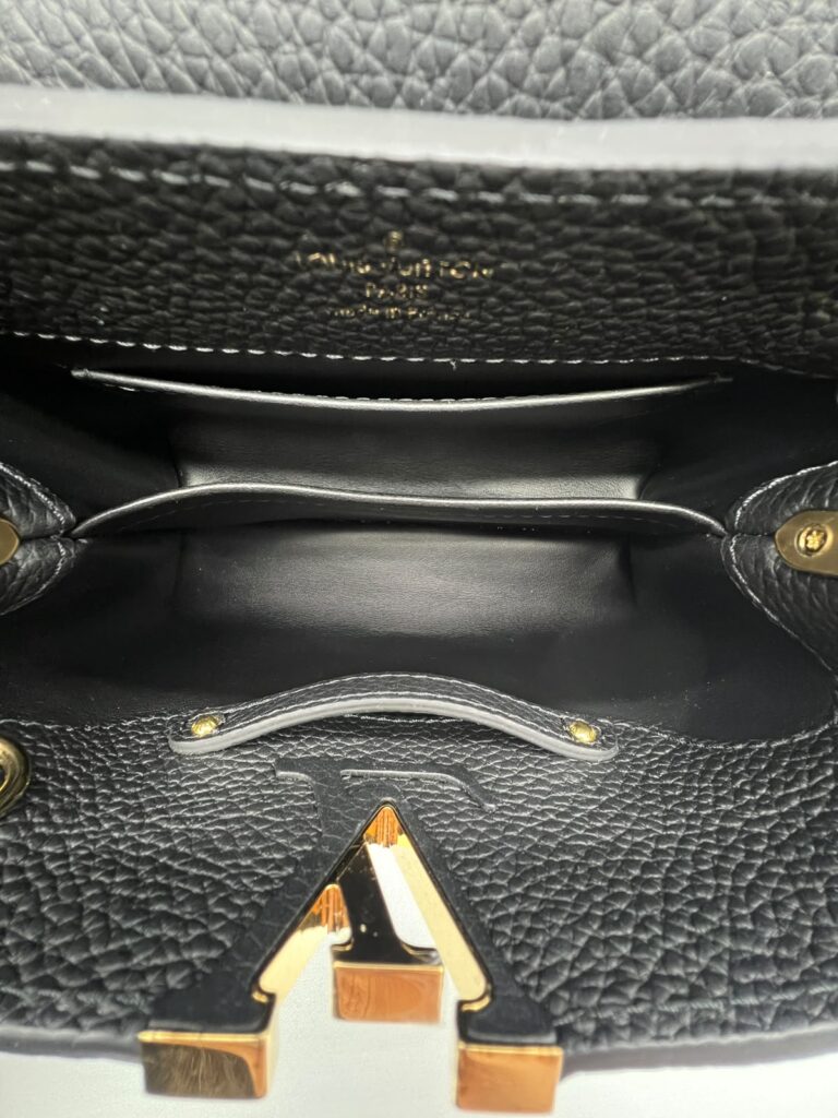 Capucines Mini Phyton Black Handle Ghw