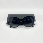 Polarized Butterfly Winter Pearl Black Sunglasses