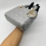 Mini Lady Dior Lambskin Grey Ghw
