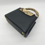 Capucines Mini Phyton Black Handle Ghw