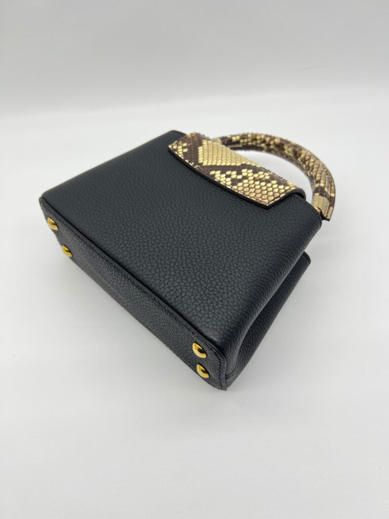 Capucines Mini Phyton Black Handle Ghw