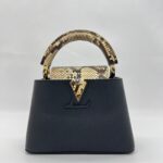 Capucines Mini Phyton Black Handle Ghw