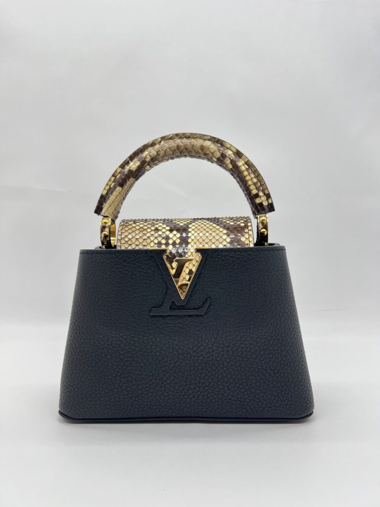 Capucines Mini Phyton Black Handle Ghw