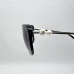 Polarized Butterfly Winter Pearl Black Sunglasses