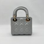 Mini Lady Dior Lambskin Grey Ghw