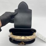 Capucines Mini Phyton Black Handle Ghw