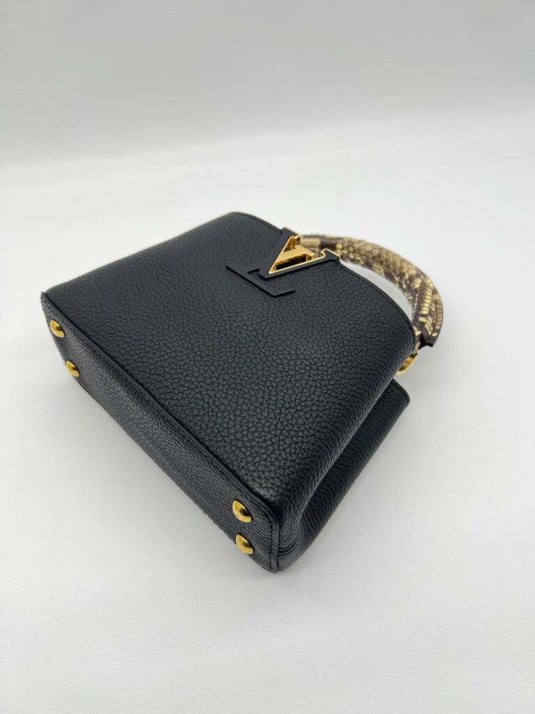 Capucines Mini Phyton Black Handle Ghw