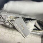 Mini Lady Dior Lambskin Grey Ghw