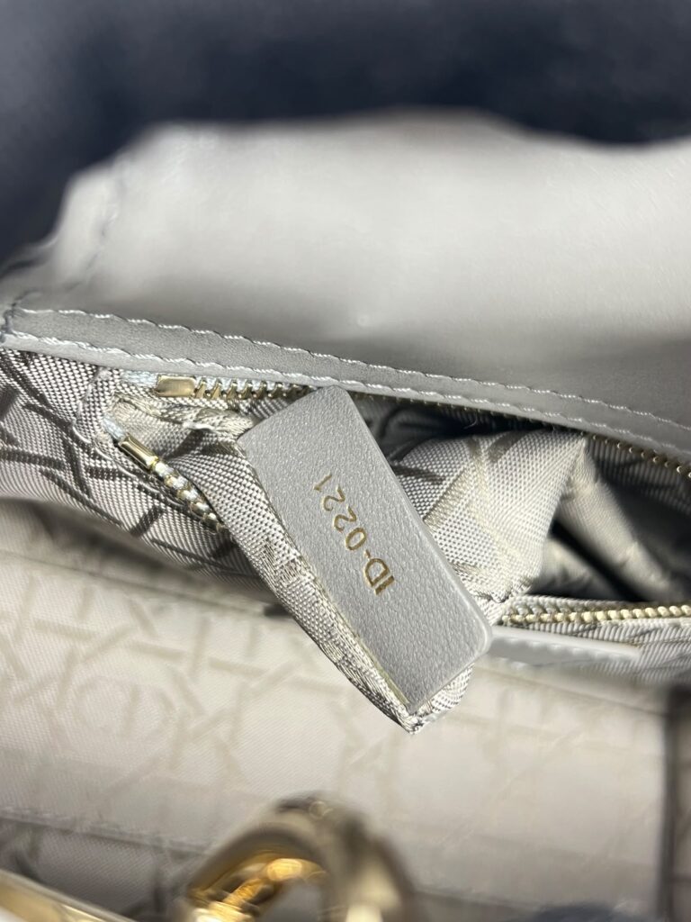 Mini Lady Dior Lambskin Grey Ghw