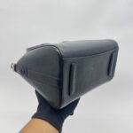 Mini Antigona Grained Black SHW