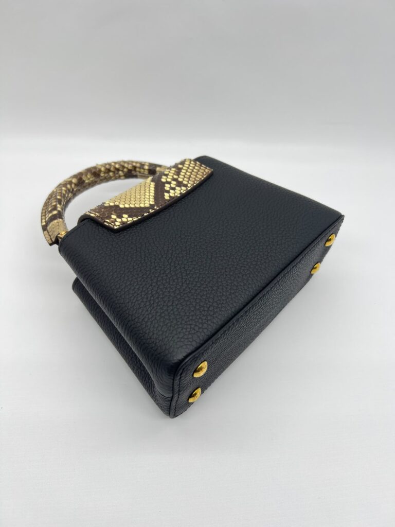 Capucines Mini Phyton Black Handle Ghw